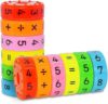 Montessori Math Learning Rings – Colorful Number & Symbol Puzzle Toy for Kids - Image 3