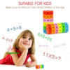Montessori Math Learning Rings – Colorful Number & Symbol Puzzle Toy for Kids - Image 4