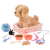 Walking & Barking Toy Puppy – Interactive Plush Pet with Sounds & Movements